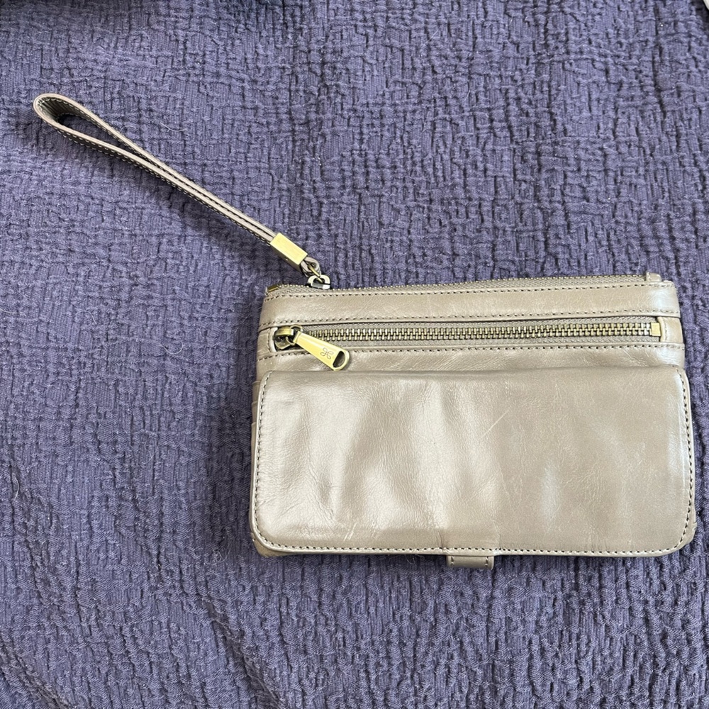 Neutral Hobo Wallet/Wristlet - Never Worn